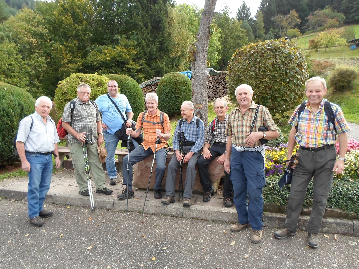 Brunnen- und Hüttenwanderung der Jedermänner (1)