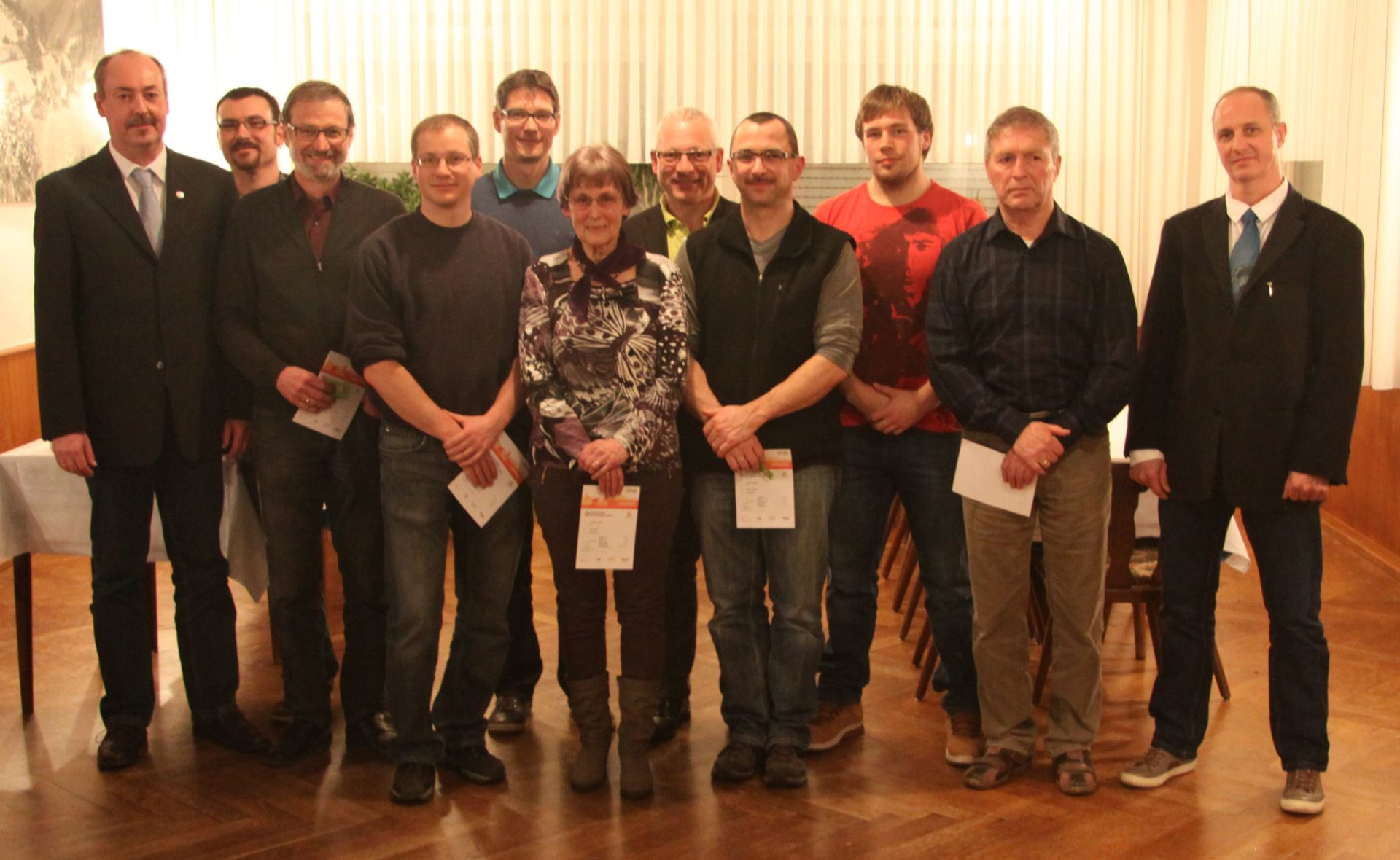 Die Jahreshauptversammlung 2015 des Turnverein Langenbrand