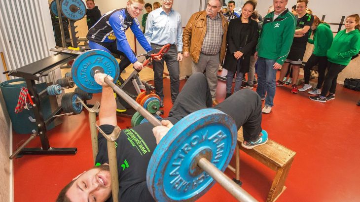 Der neue Kraftraum in der Turnhalle Langenbrand