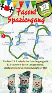 Flyer zum Fasentspaziergang