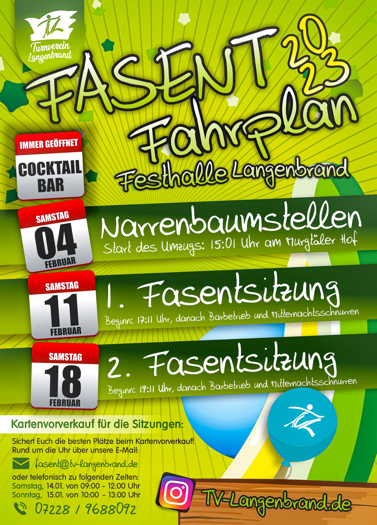 TVL Fasent-Fahrplan 2023