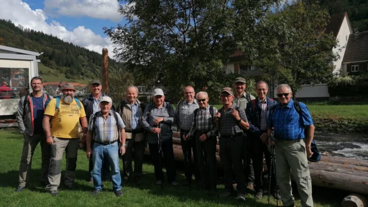 Bild der Jedermannsgruppe an der Kinzig