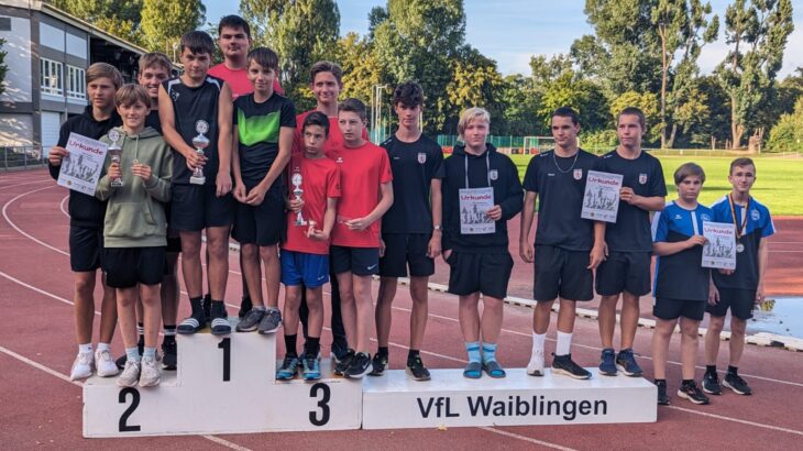 Deutsche Jugendmeisterschaften im Rasenkraftsport in Waiblingen