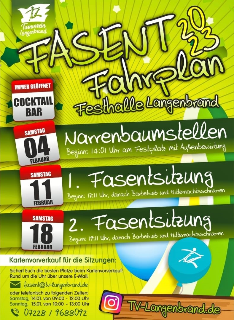 TVL Fasent-Fahrplan 2023