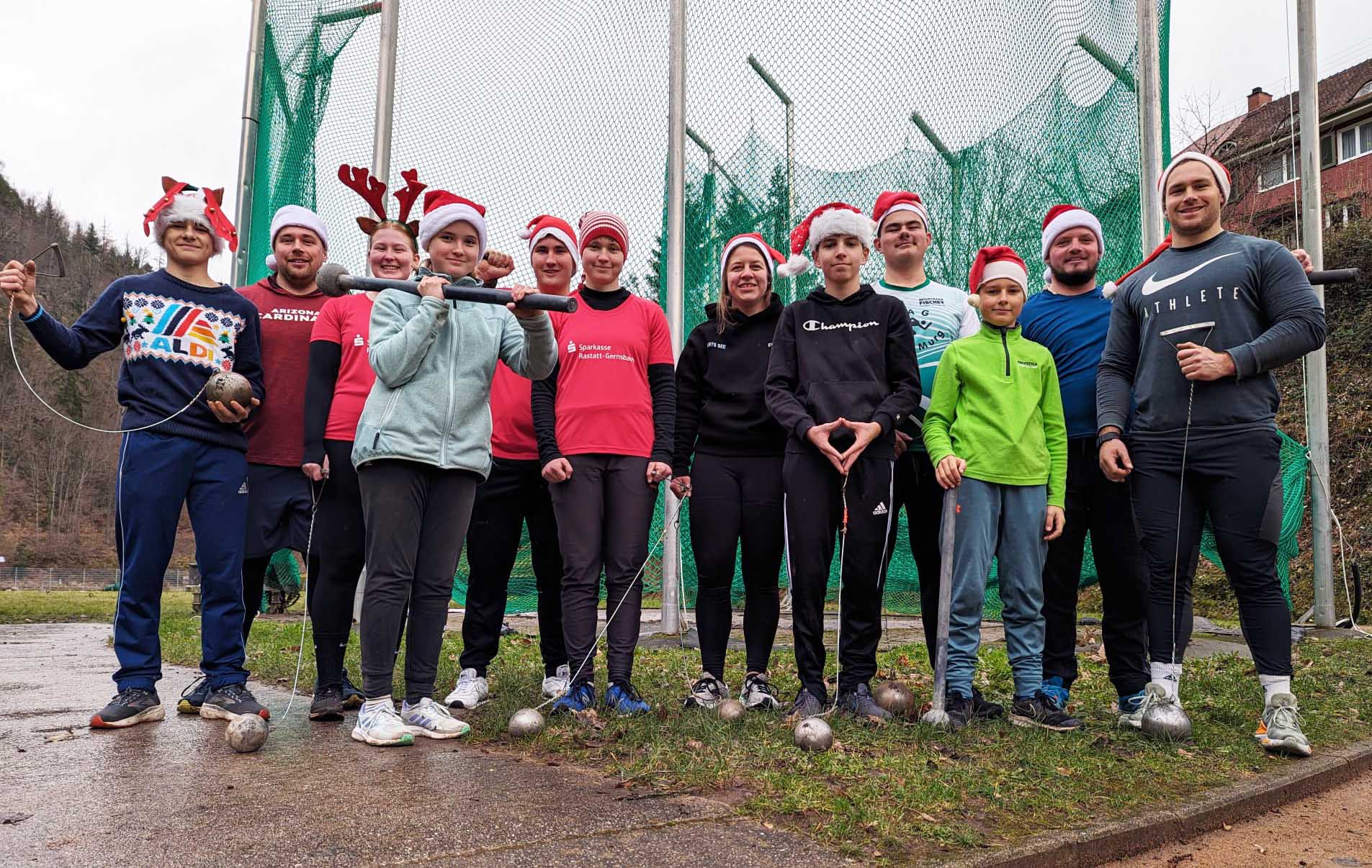 Silvesterwerfen in Langenbrand