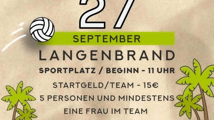 Beachvolleyball-Turnier 2025