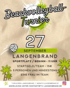 Beachvolleyball-Turnier 2025