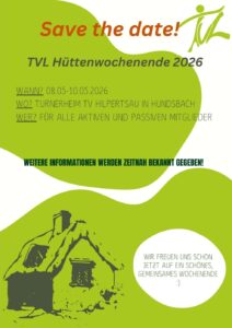 TVL Hüttenwochenende 2026 Flyer
