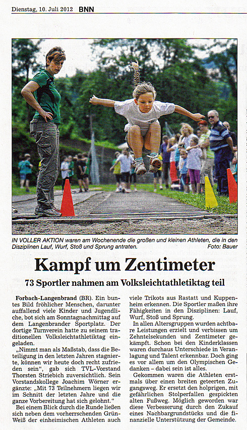 Volksleichtathletiktag 2012