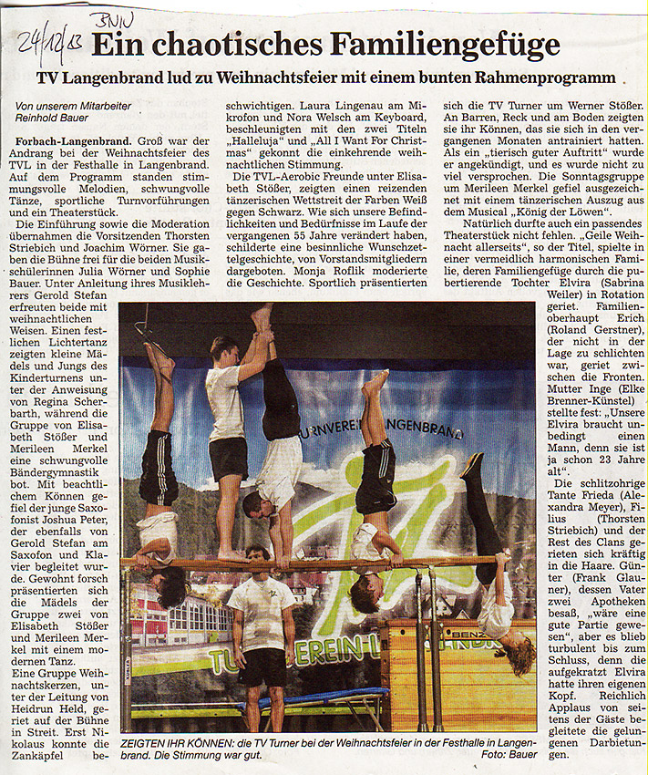 Weihnachtsfeier 2013