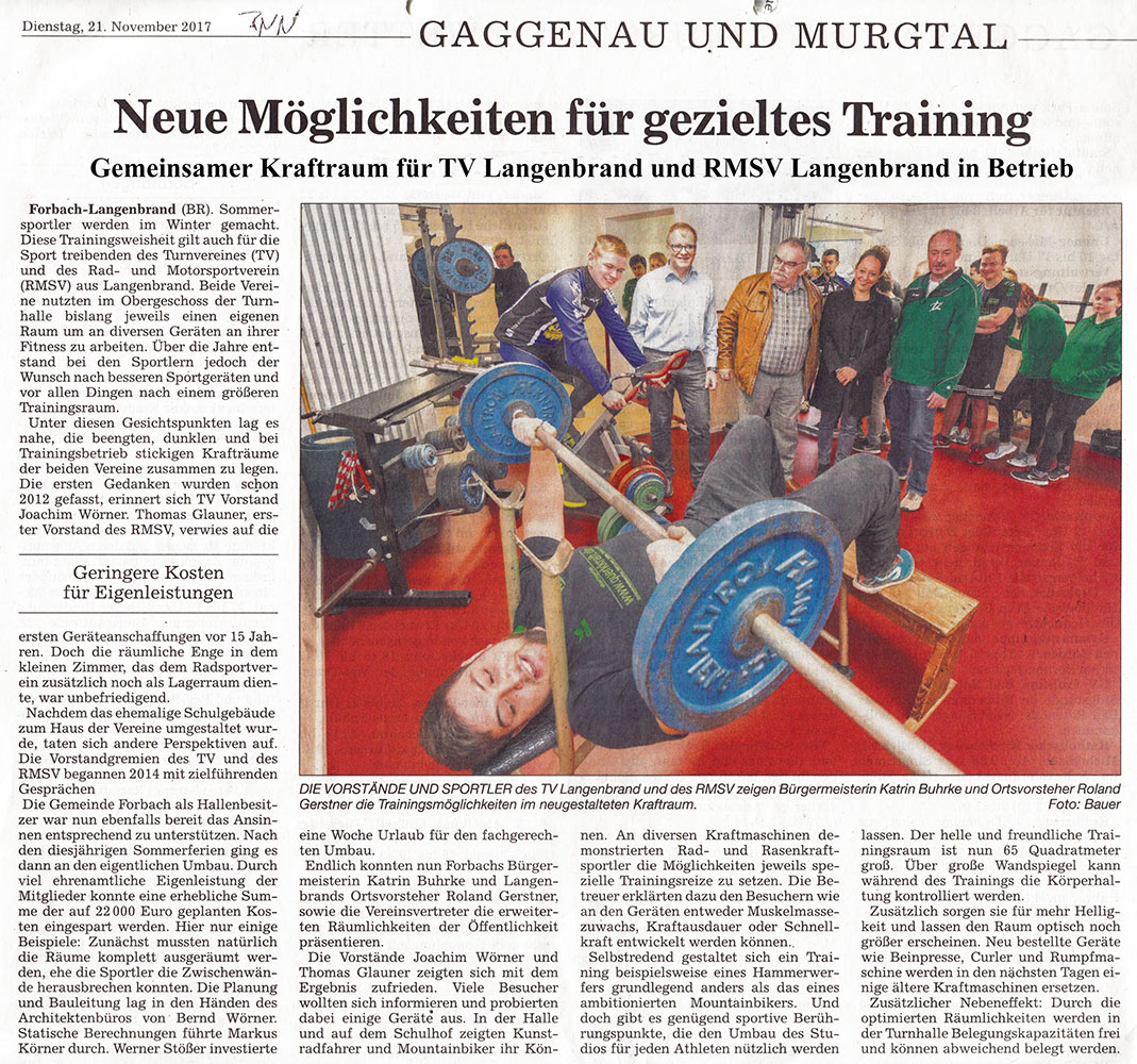 Neue Möglichkeiten für gezieltes Training