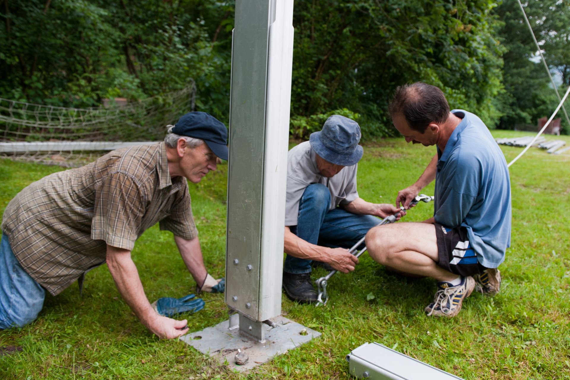 100-jähriges Jubiläum, Zeltfest: Aufbau und Probe (32)