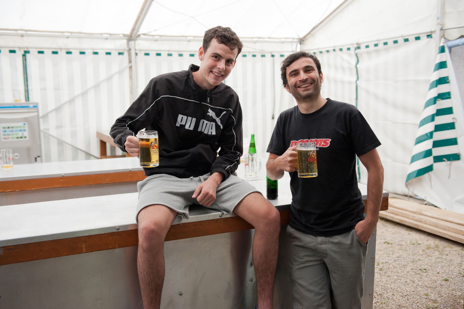 100-jähriges Jubiläum, Zeltfest: Aufbau und Probe (42)