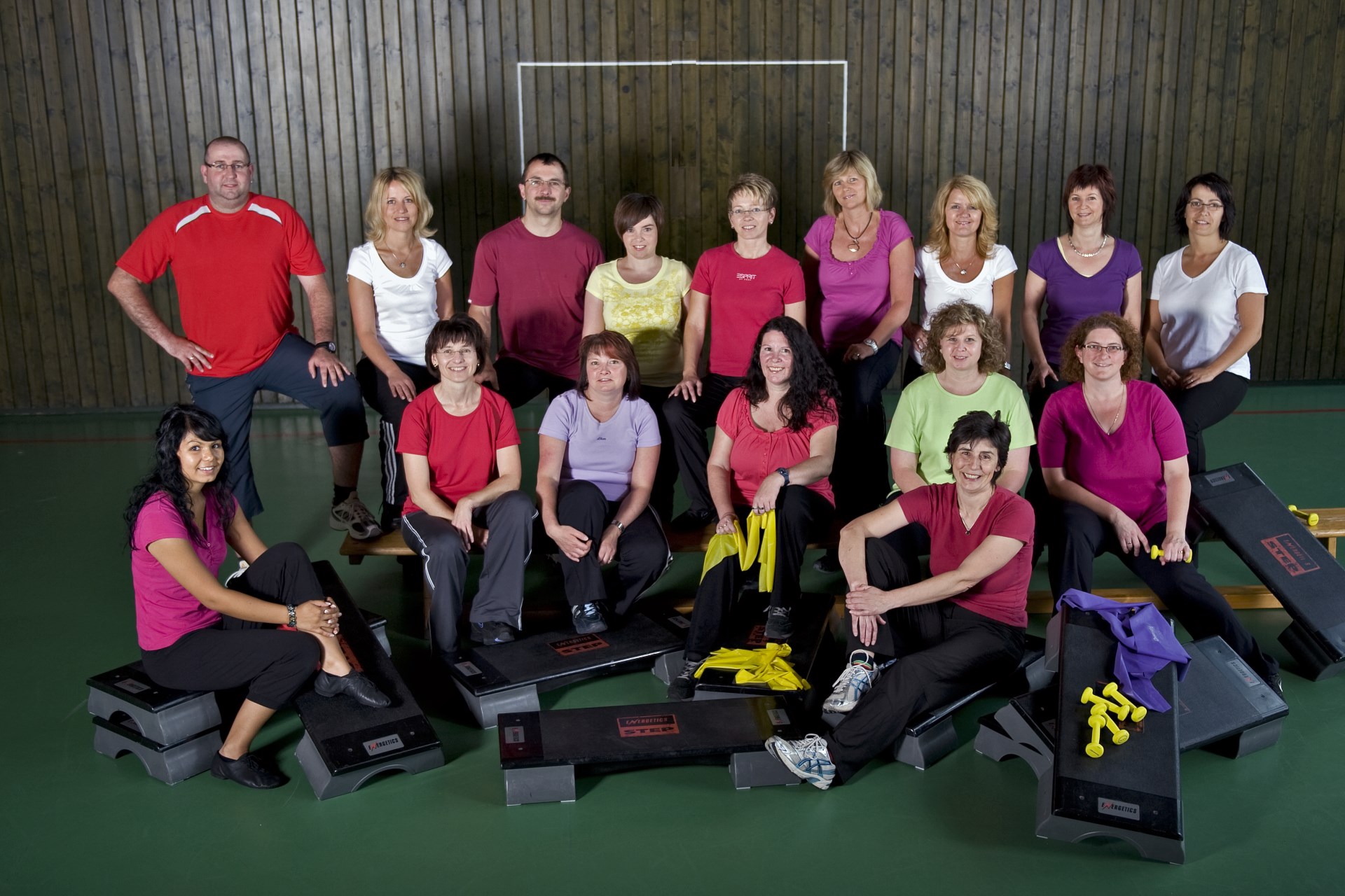 Gruppenbild, Aerobic im Jahr 2010