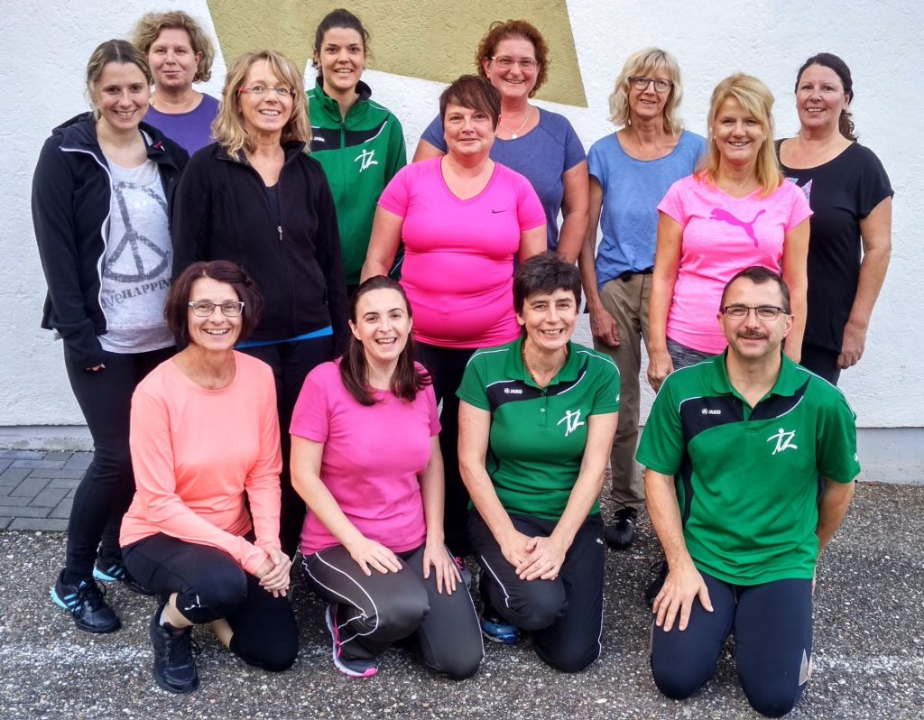 Gruppenbild, Aerobic im Jahr 2017