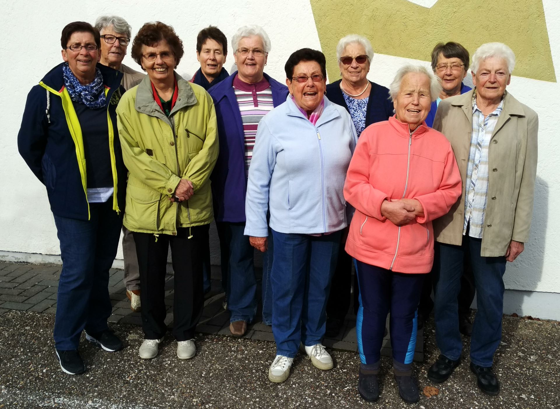 Gruppenbild, Hausfrauenturnen (Gruppe 1) im Jahr 2017