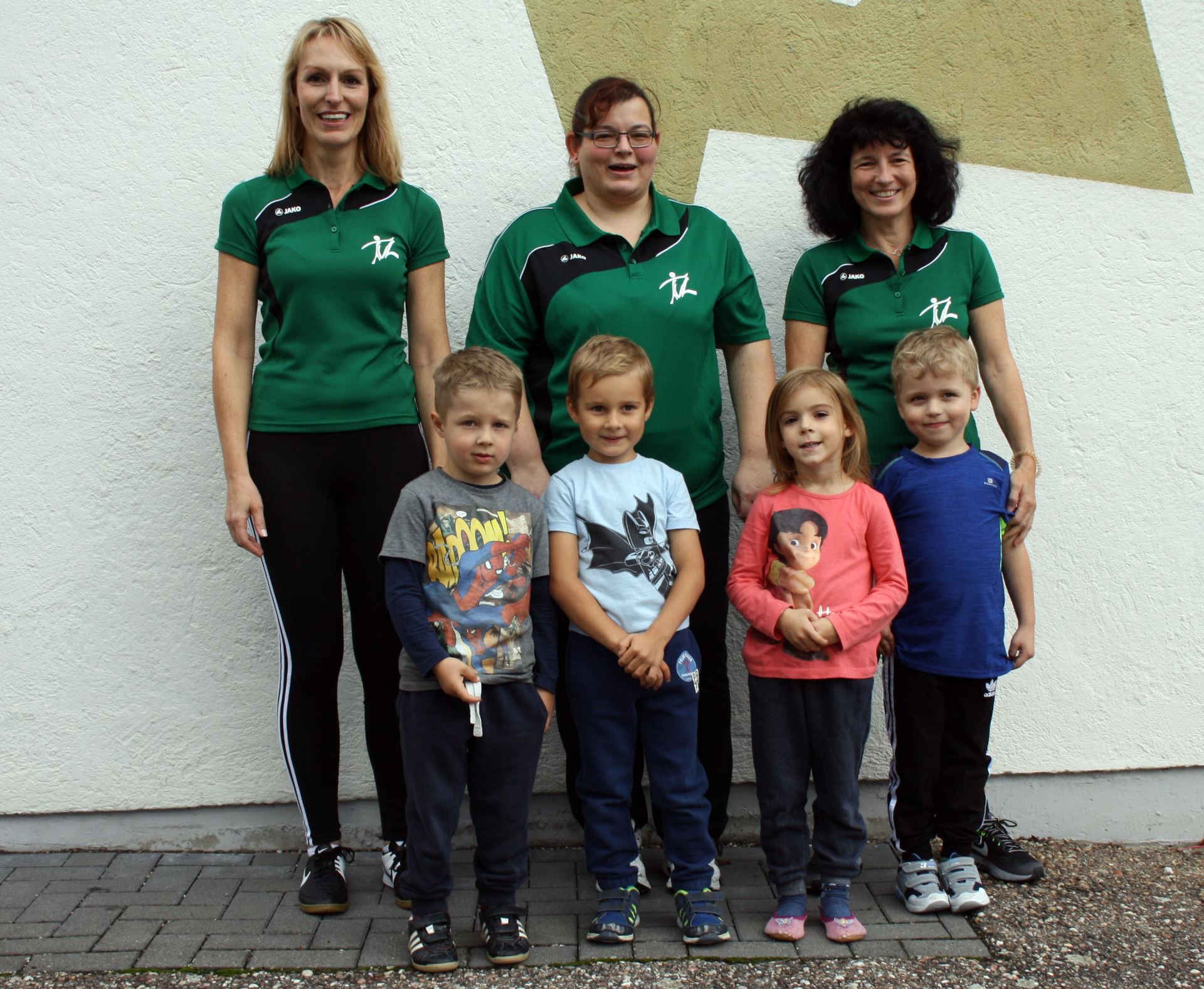 Gruppenbild, Kinderturnen im Jahr 2017