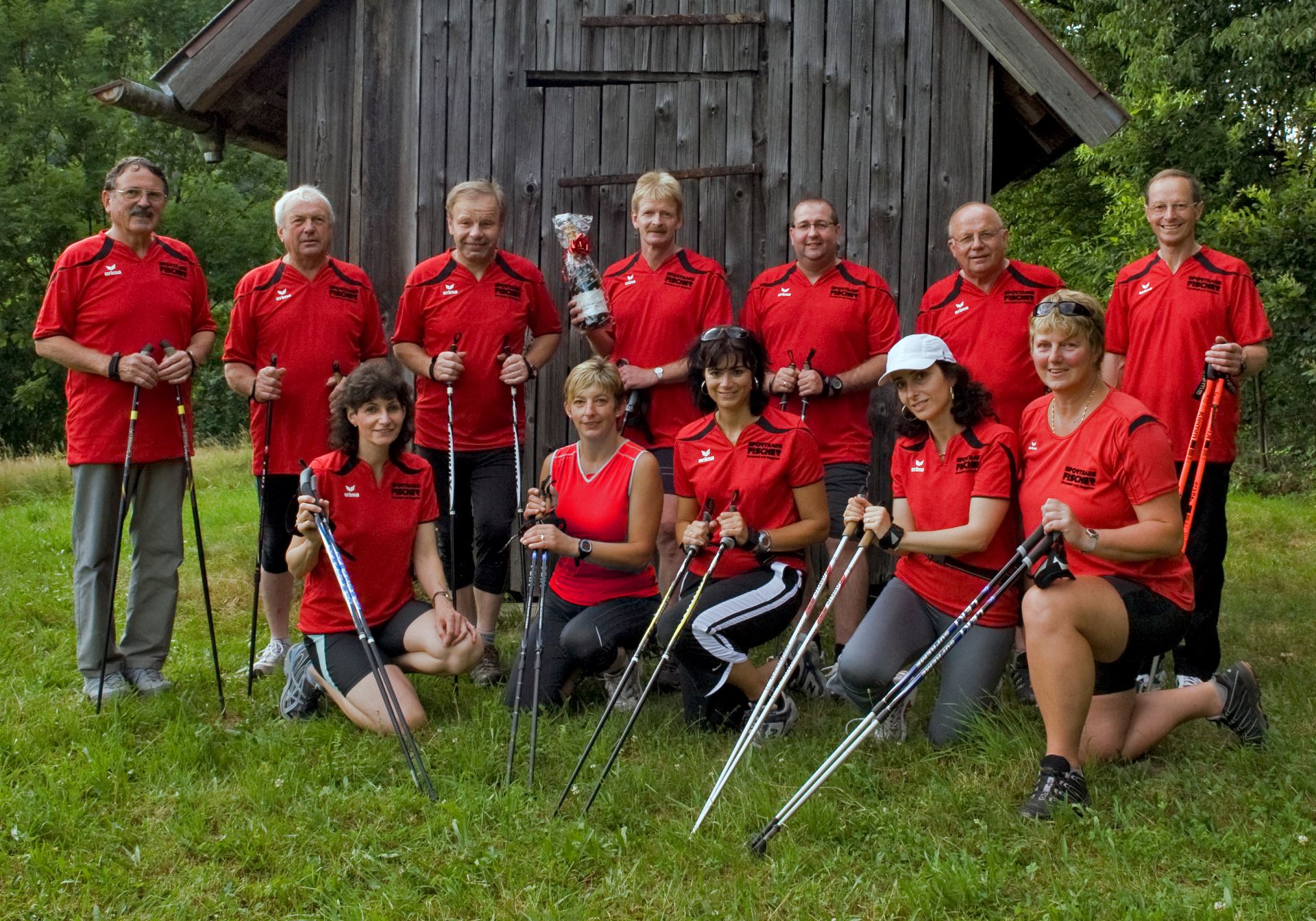 Gruppenbild, Nordic Walking im Jahr 2010