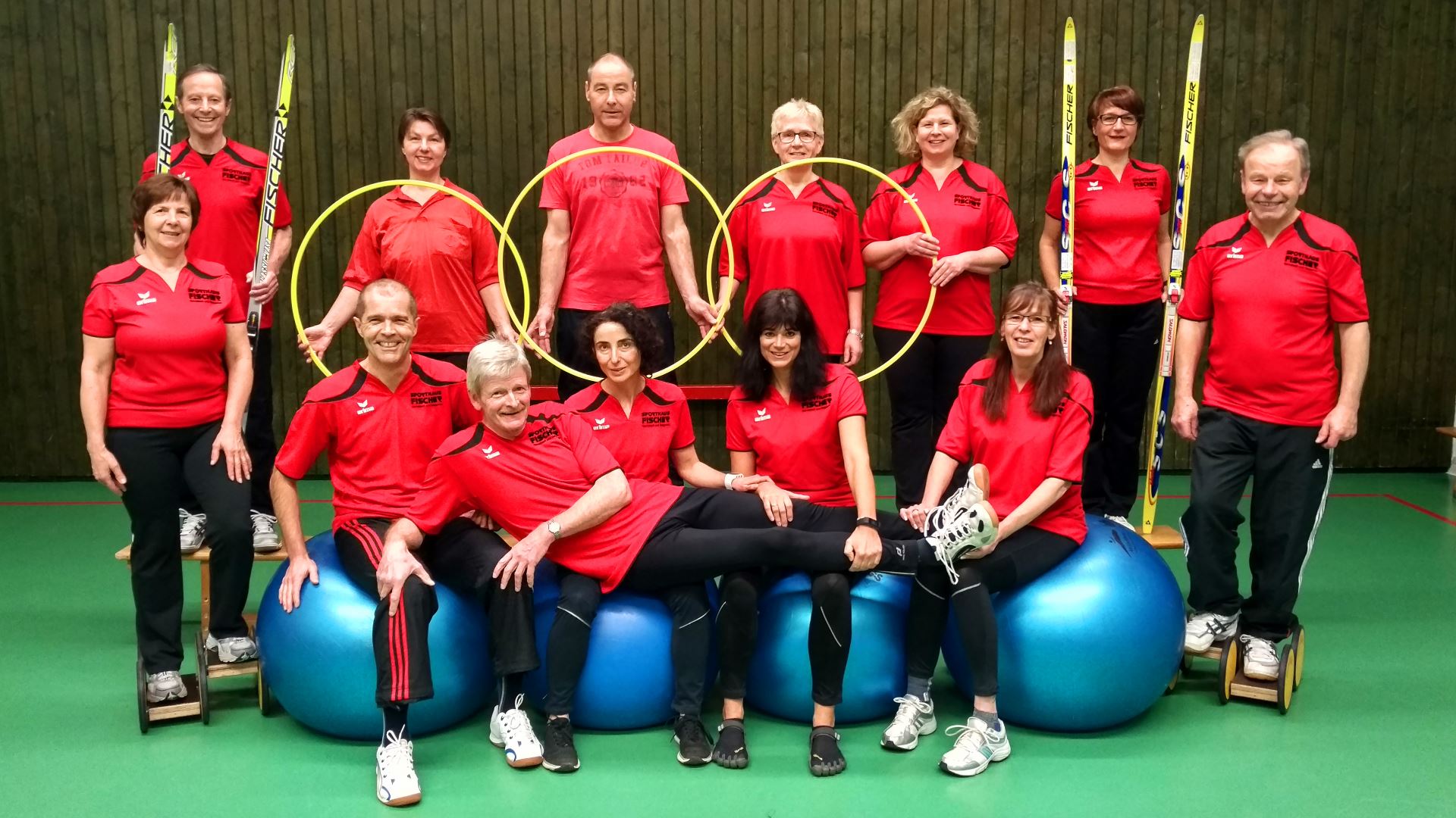 Gruppenbild, Ski & Fitness Gruppe im Jahr 2018